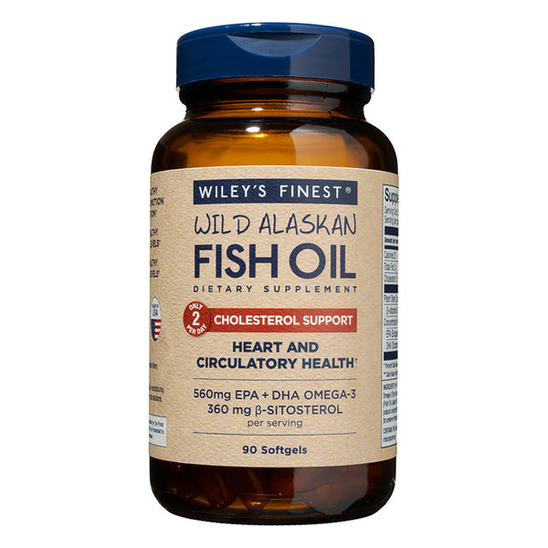 Cholesterol Support | Heart & Circulatory Health Softgel | Wiley's Finest