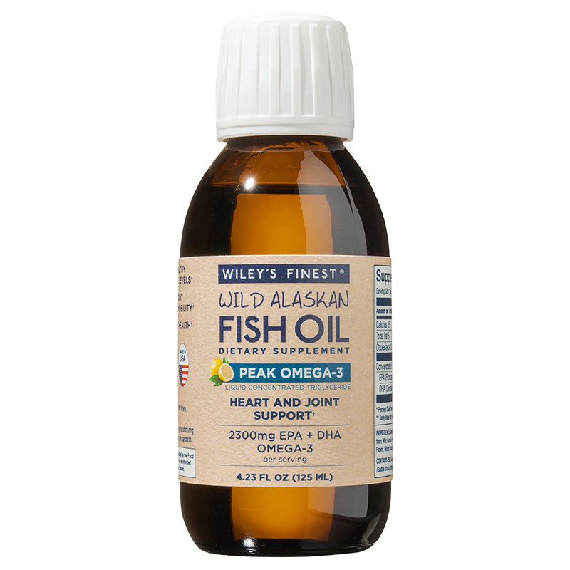 Peak Omega-3 Liquid | Heart & Joint Support | Wiley's Finest
