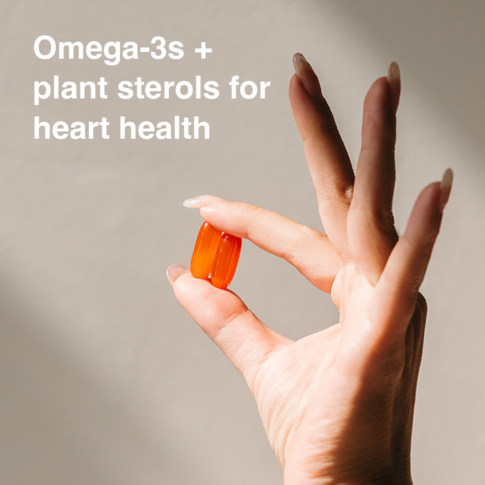 Cholesterol Support: Omega-3s + Plant Sterols for Heart Health