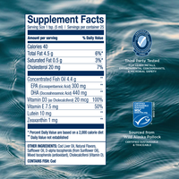 Cod Liver Oil + with Lutein for Healthy Cognitive Function*