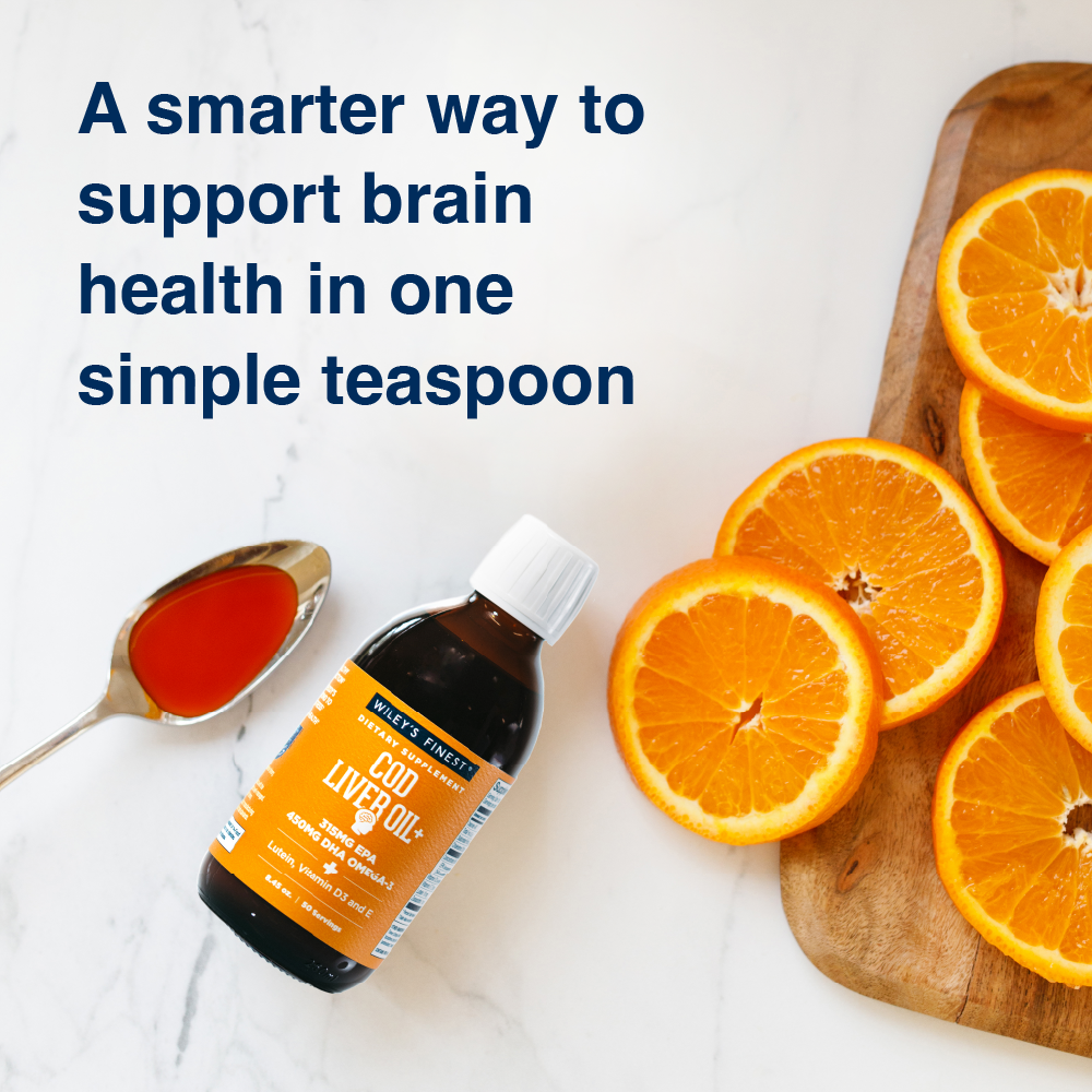 Cod Liver Oil + with Lutein for Healthy Cognitive Function*