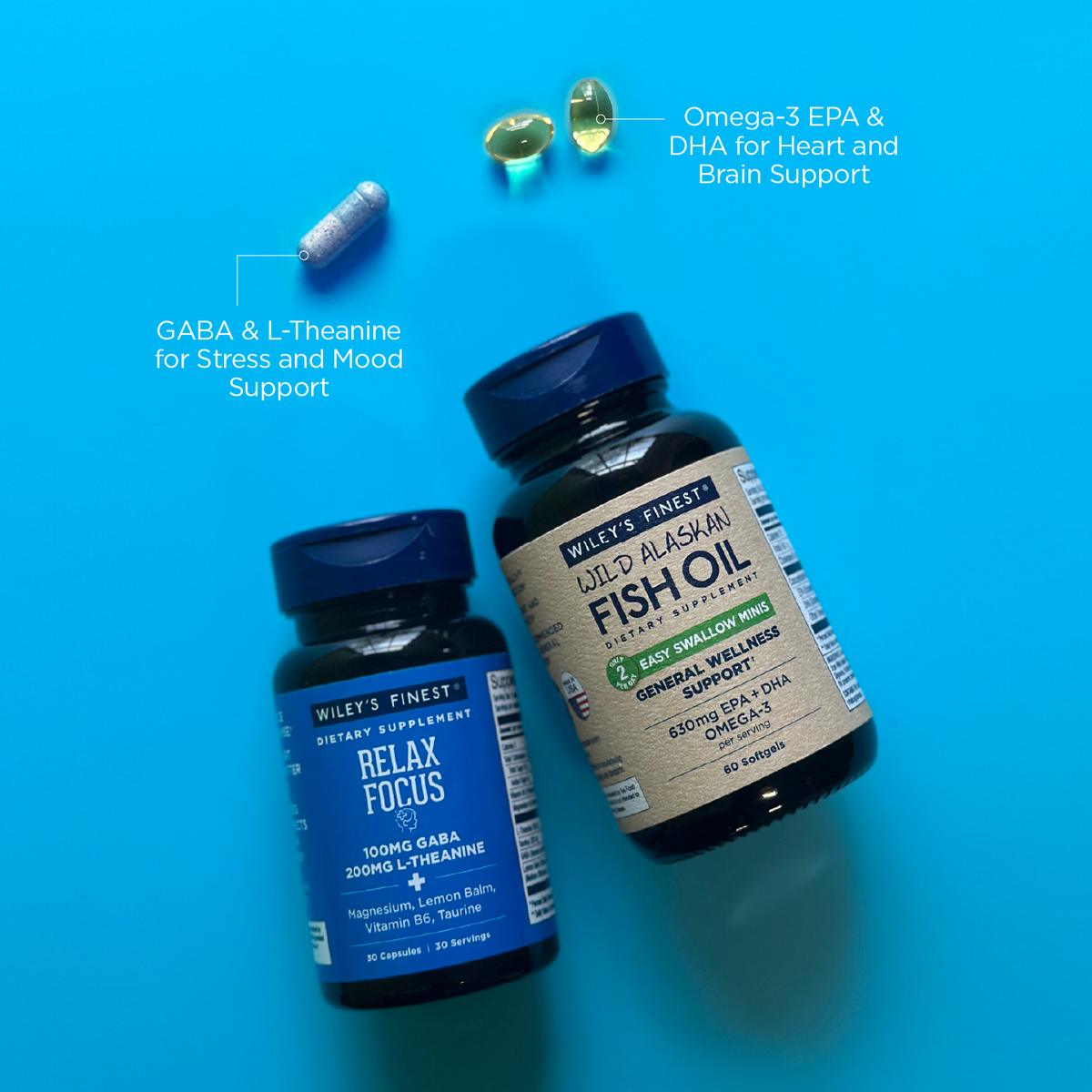 Easy Swallow Omega-3 & Stress Support Bundle
