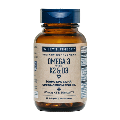 Omega-3 + K2 & D3: More Support, Fewer Supplements