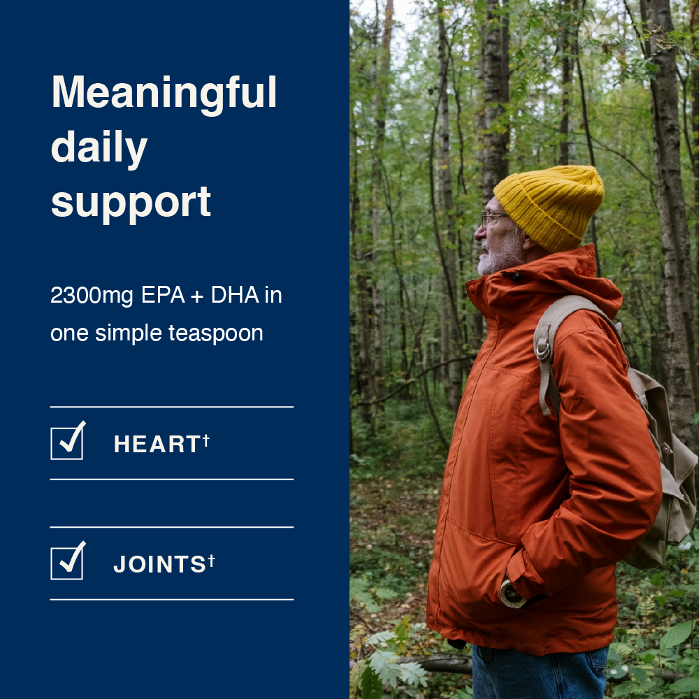 Peak Omega-3 Liquid: More Omega-3 in One Simple Teaspoon