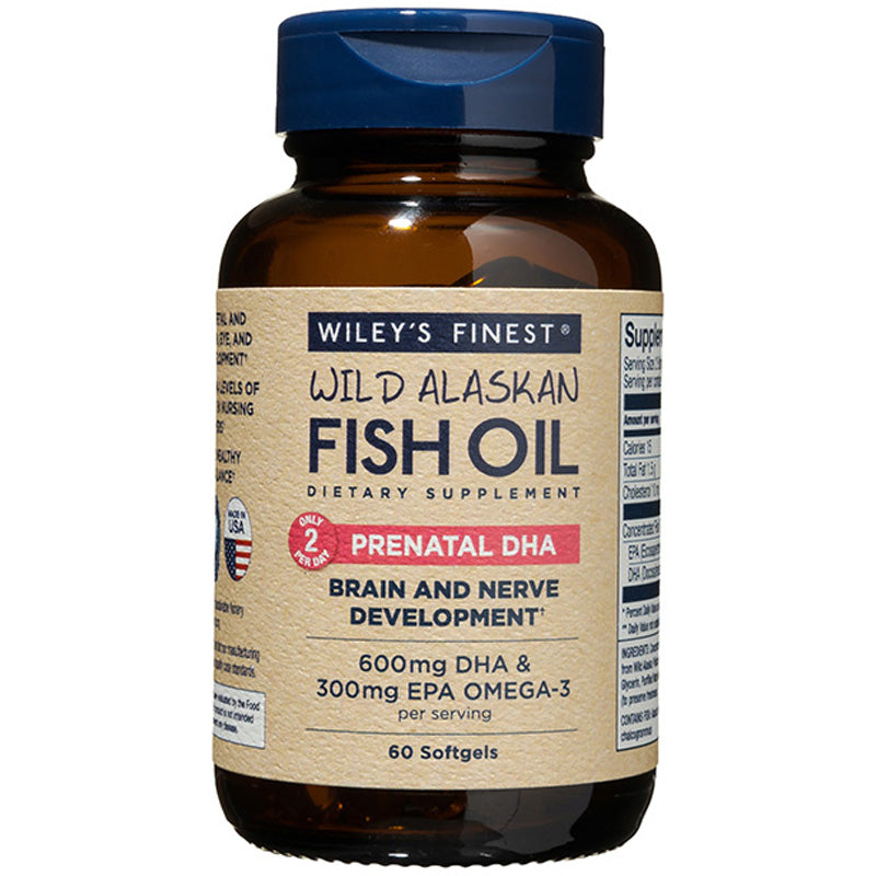 Prenatal DHA | Brain & Nerve Development Softgel | Wiley's Finest